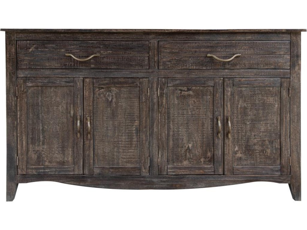 2 Drawer 4 Doors Console