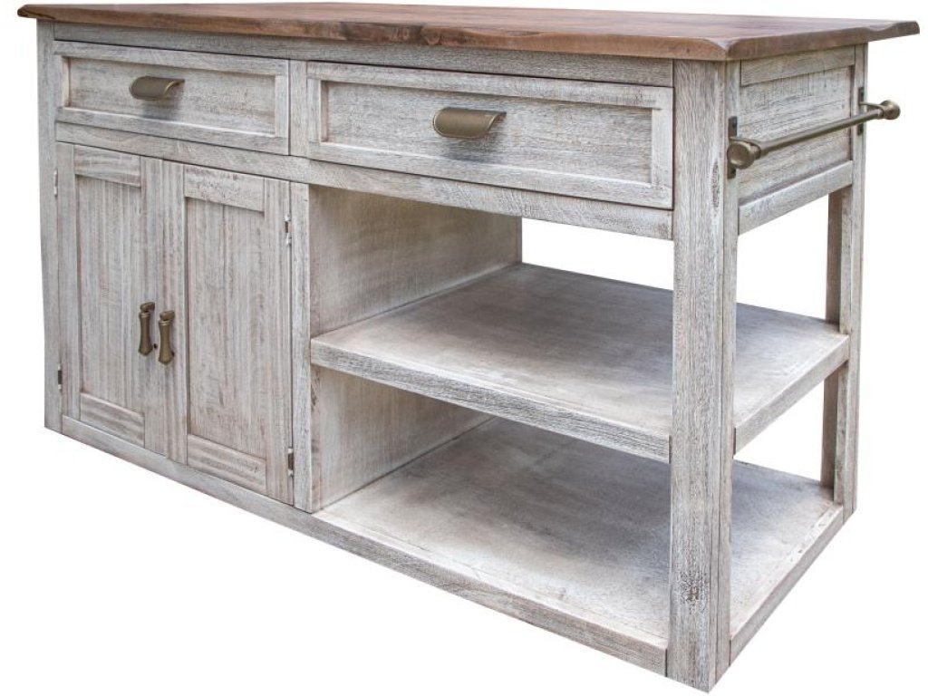 2 Drawers, 2 Doors & 2 Shelves, Kitchen Island