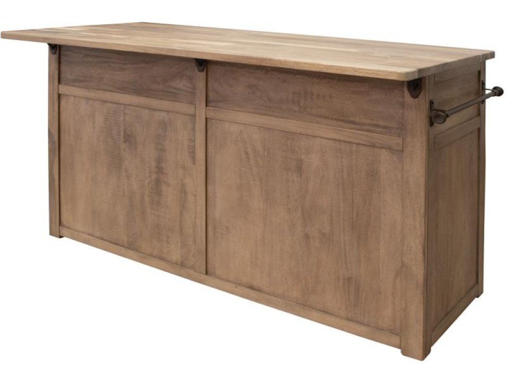 4 Door 2 Drawer Kitchen Island