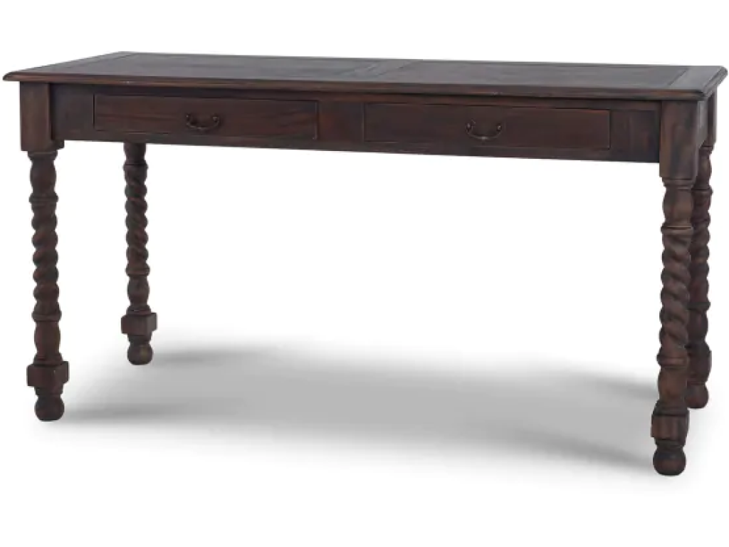 Console Desk w/ Barley Twist Leg