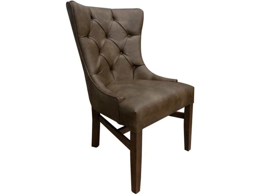 Tufted Backrest Upholstered Chair