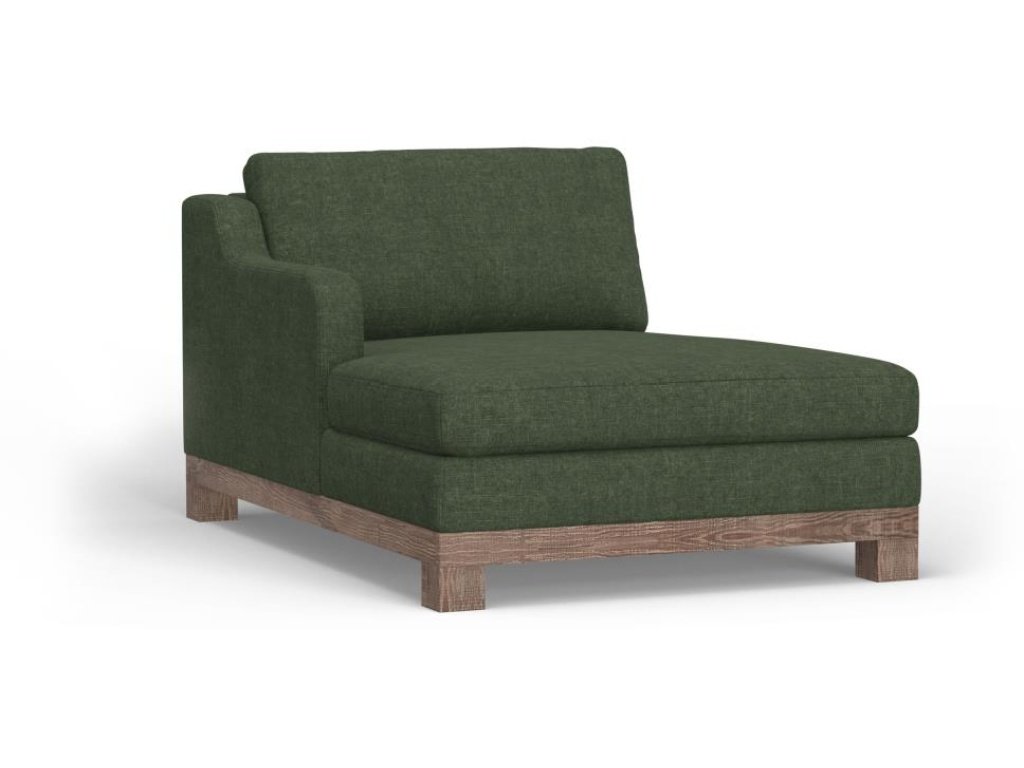 Wooden Frame & Base, Sectional Left Chaise