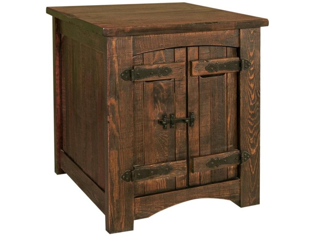 2 Door End Table