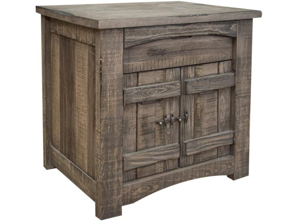 1 Drawer 2 Door Nightstand