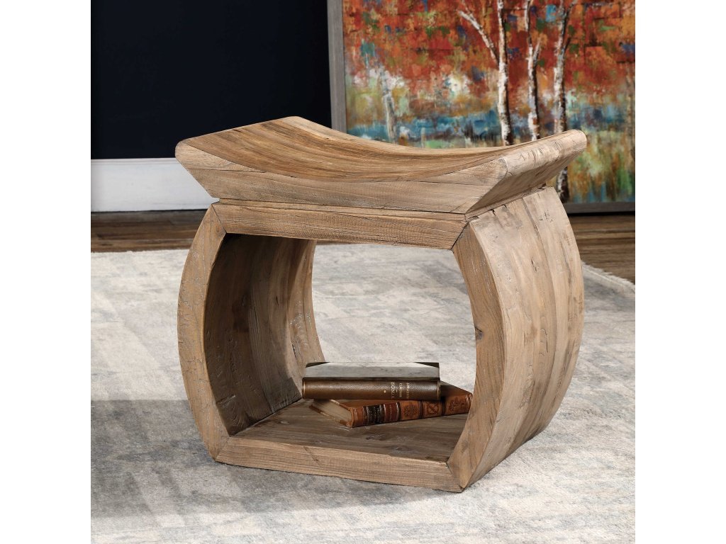 Connor Accent Stool, Natural