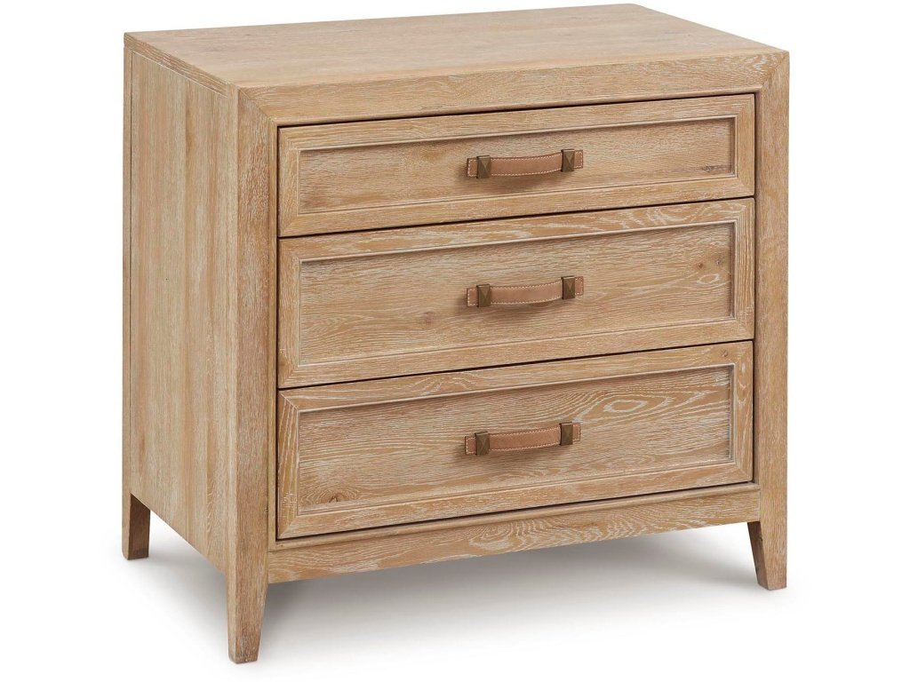 Courtland 3 Drawer Nightstand