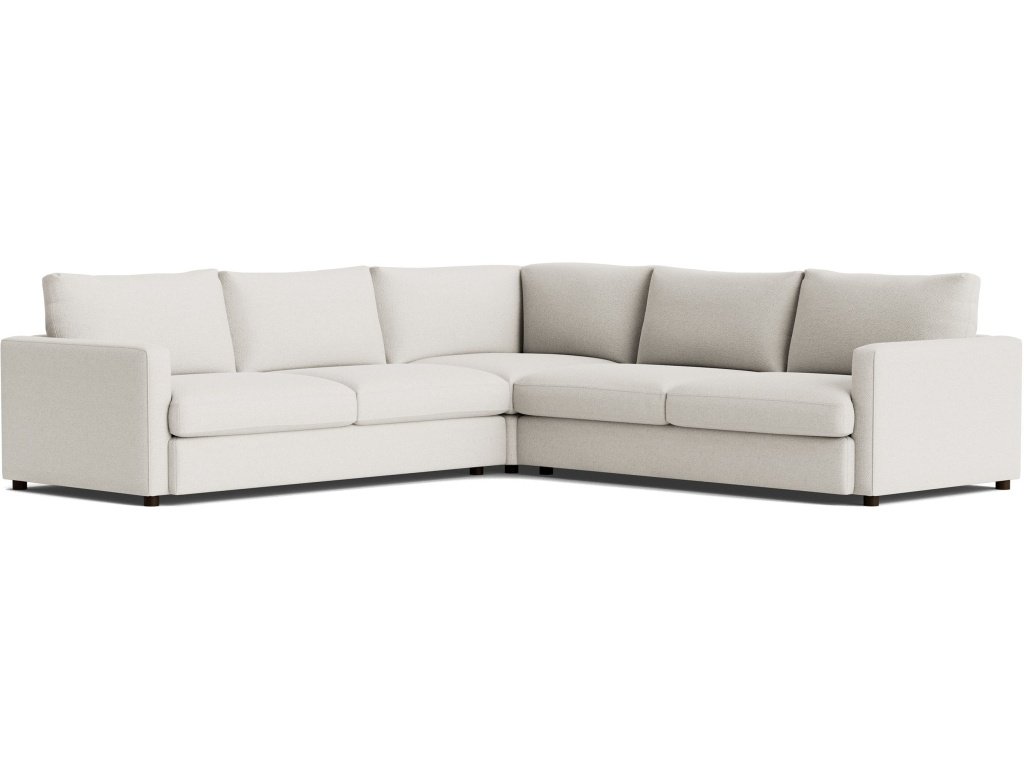 Allure Track Arm L-Shaped Sectional