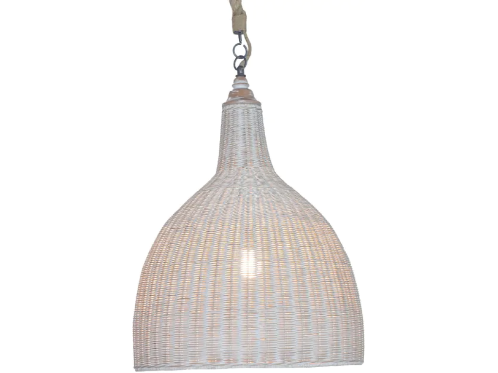 Hampton Rattan Pendant Large