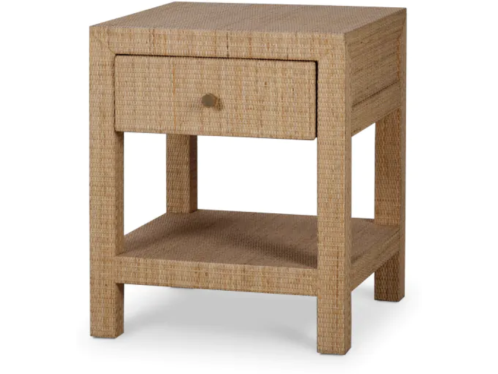 Kagu 1 Drawer Nightstand w/ Rattan