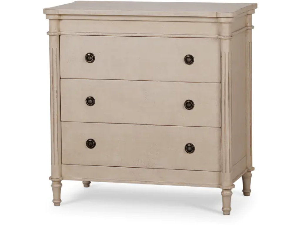 Kelly 3 Drawer Bedside Cabinet