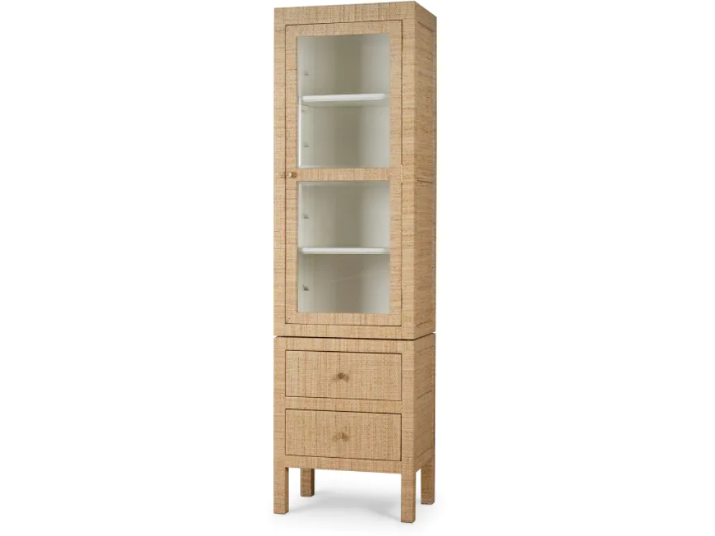 Kagu Tall Cabinet w/ Rattan