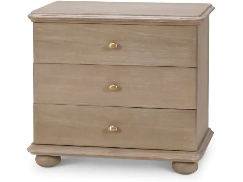 Luna 3 Drawer Bedside Table