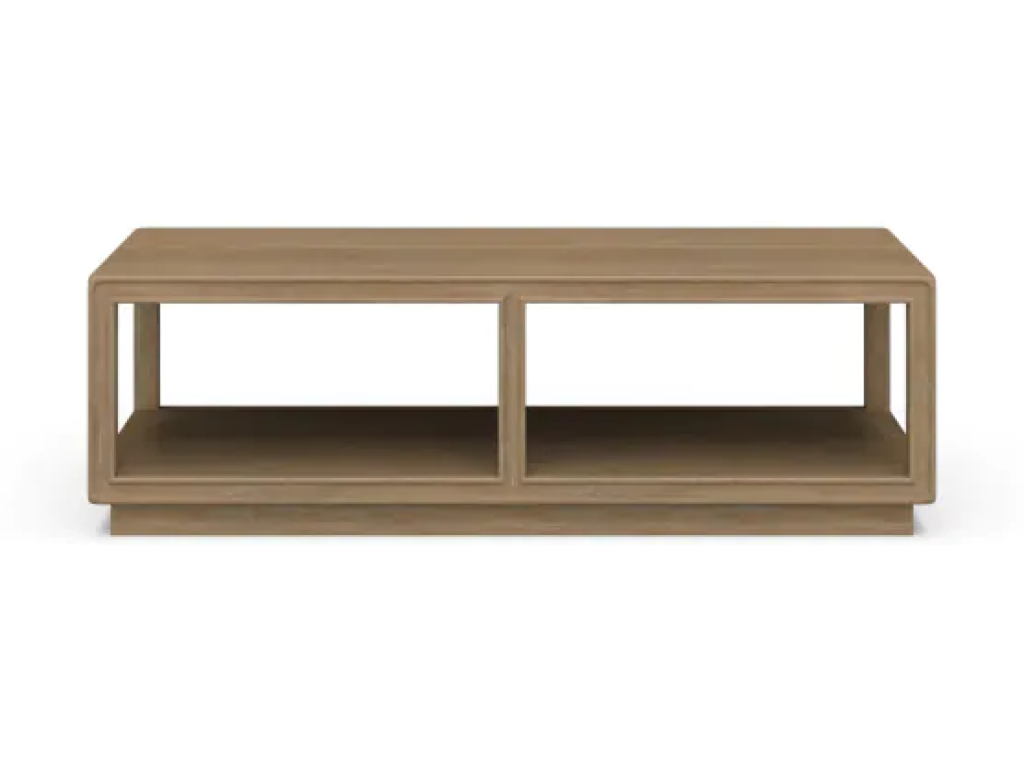 Cohan Coffee Table w/ Wood Shelf