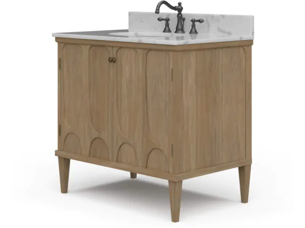 Eclipse Single Vanity w/ Sink & Marble Top