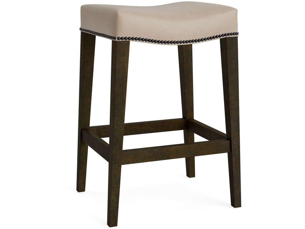 Vail Leather Saddle Counter Stool