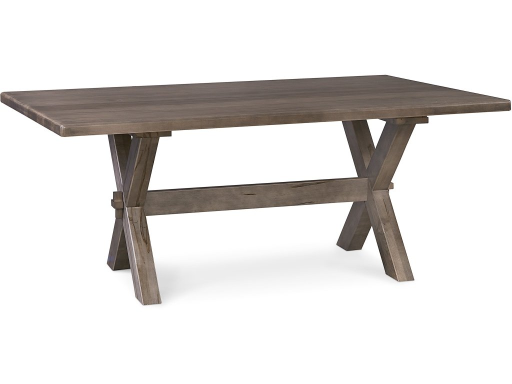 Crossbuck Rectangle Dining Table