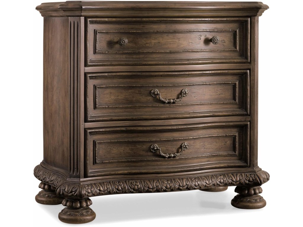 Rhapsody Three Drawer Nightstand