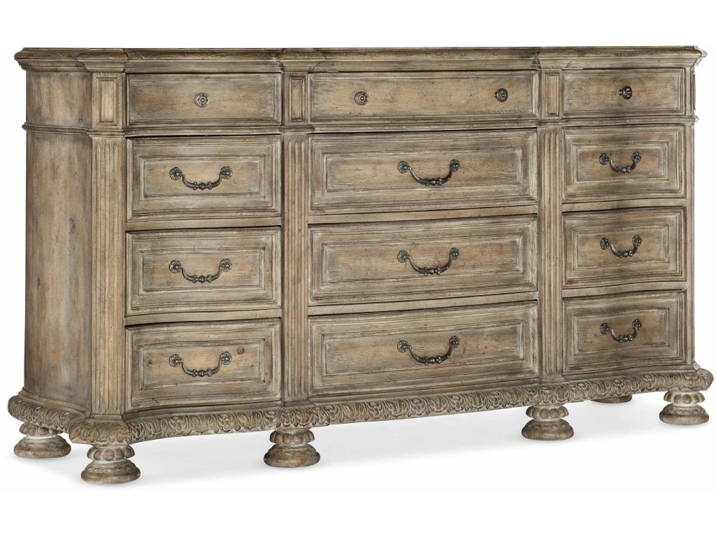 Castella Twelve Drawer Dresser