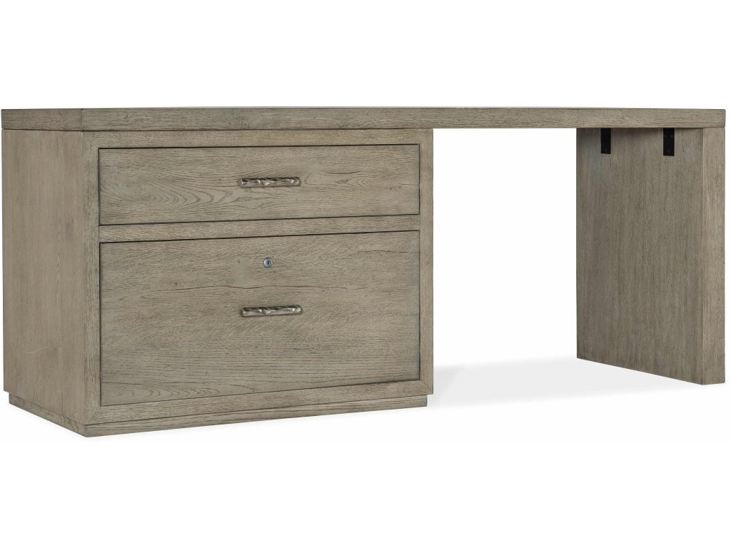 Linville Falls Desk - 72In Top-Lateral File And Leg