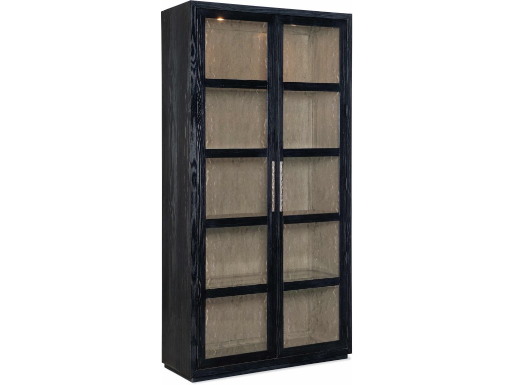 Linville Falls Shou Sugi Ban Curio Cabinet