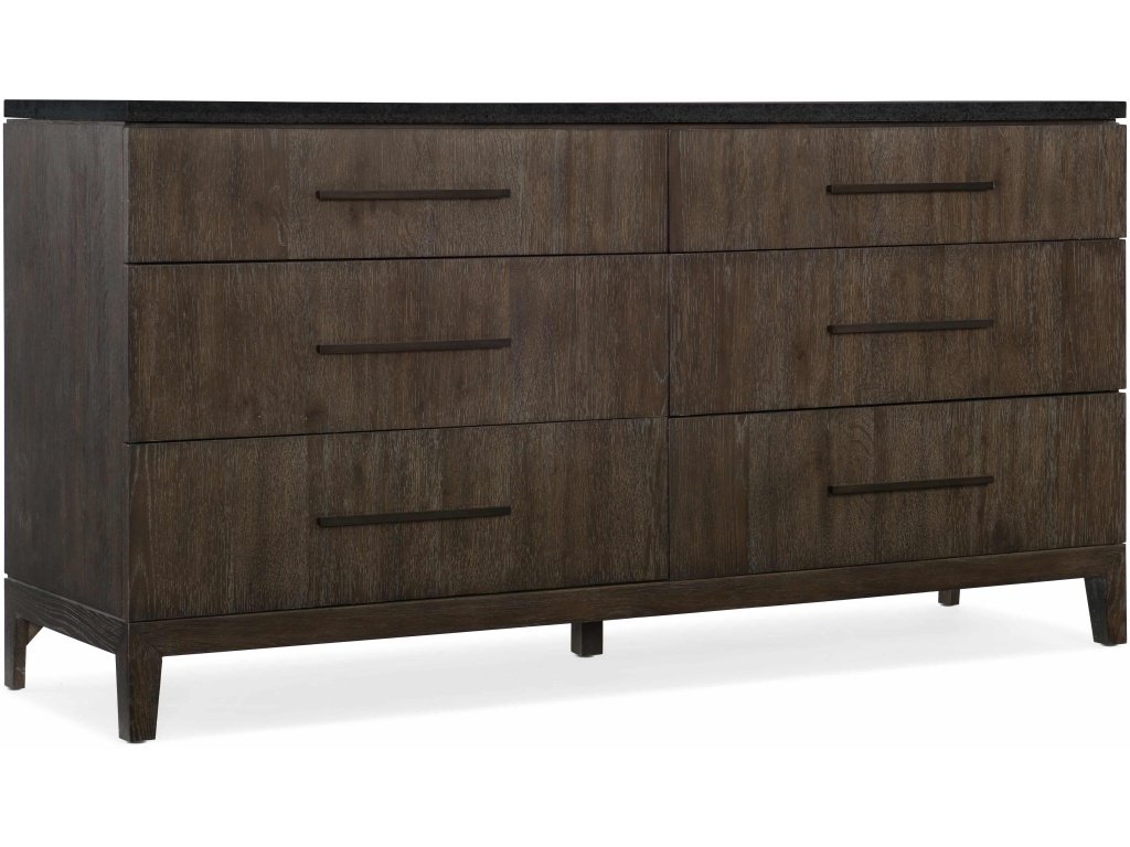 Miramar Aventura Raphael Six-Drawer Stone Top Dresser