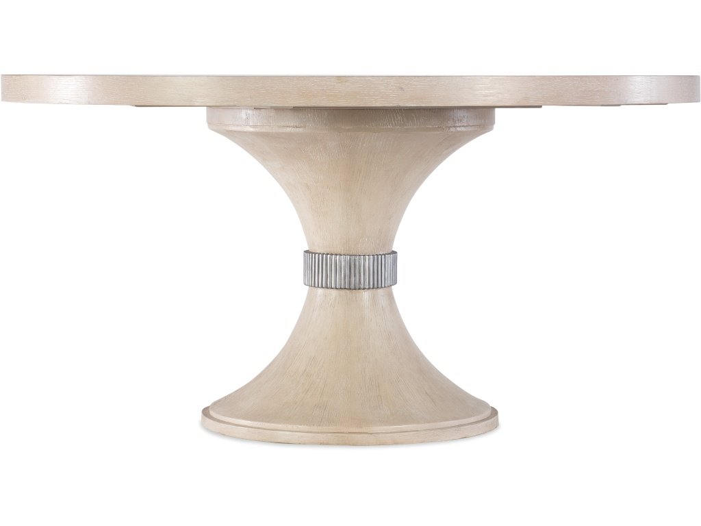 Nouveau Chic Round Pedestal Dining Table