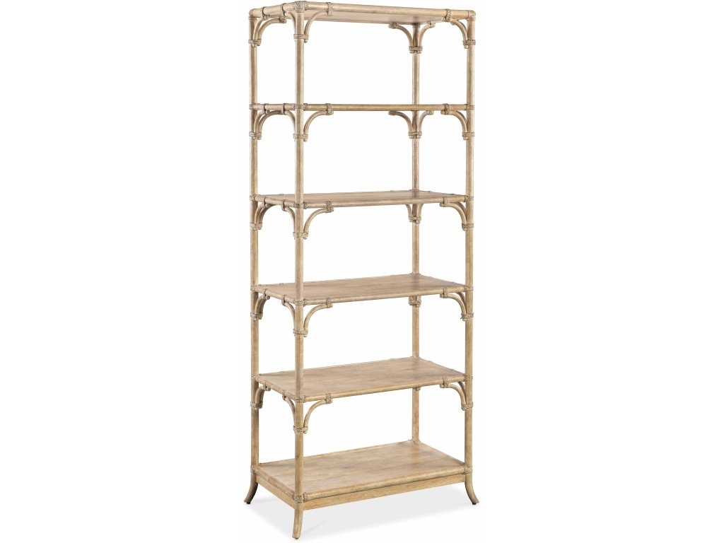 Retreat Pole Rattan Bookcase