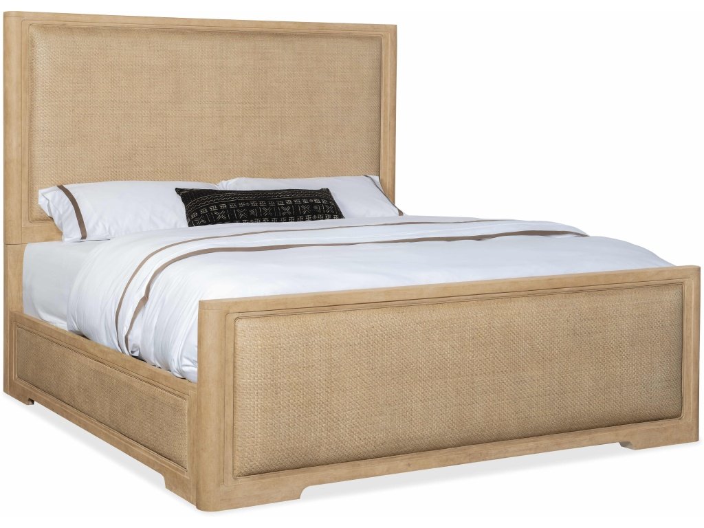 Retreat King Cane Panel Bed