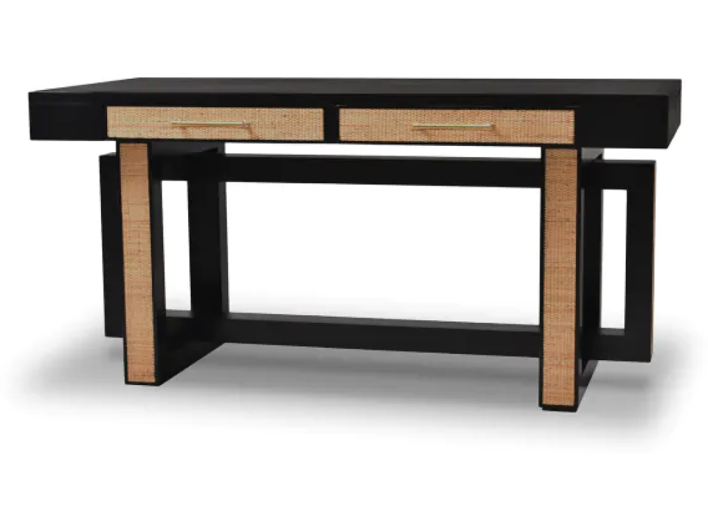 Belgravia Desk w/ Rattan