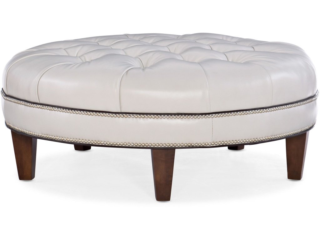 Xl Well-Rounded Tufted Round Ottoman