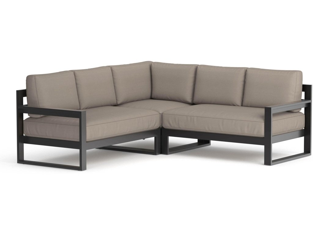 Bonavista Outdoor Track Arm Sectional