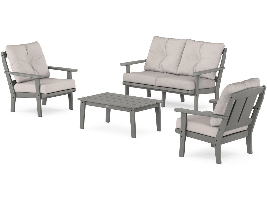 Mission 4-Piece Deep Seating Set With Loveseat