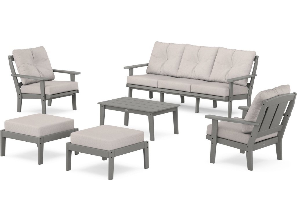 Mission 6-Piece Lounge Sofa Set