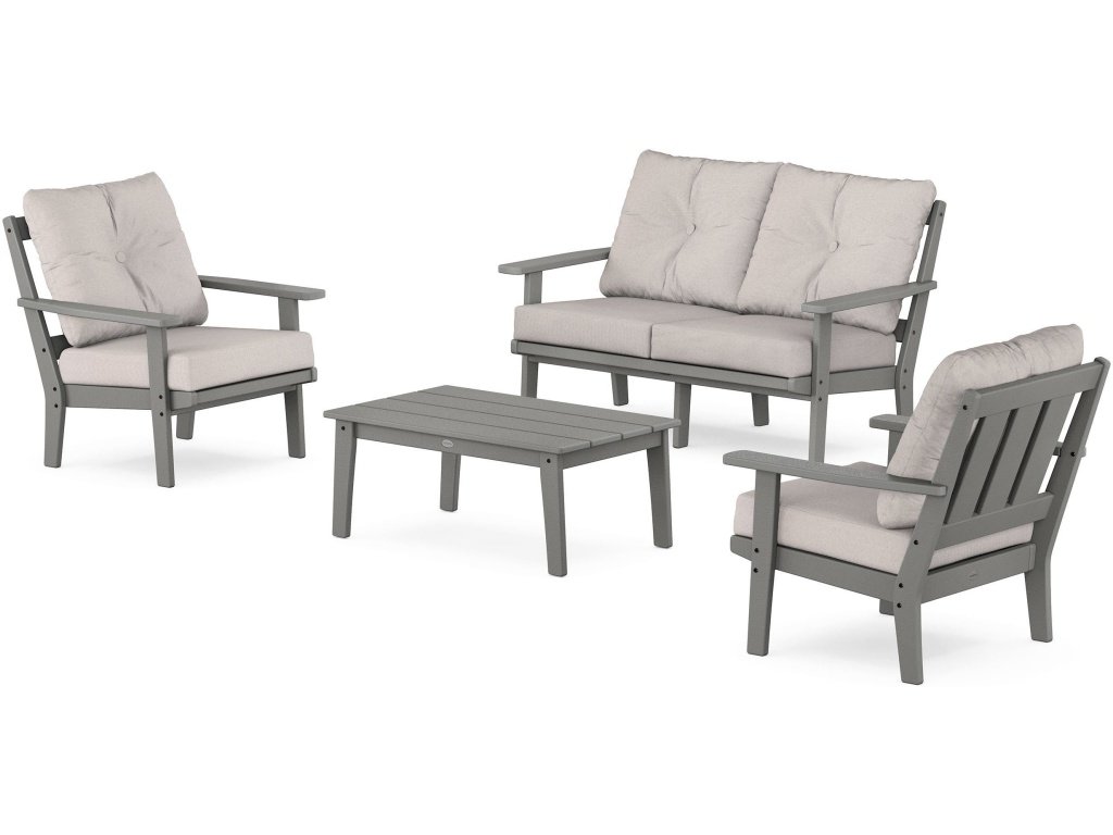 Oxford 4-Piece Deep Seating Set With Loveseat