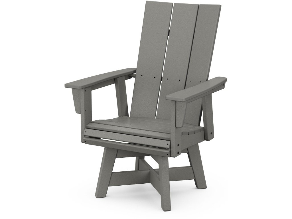 Modern Curveback Adirondack Swivel Dining Chair