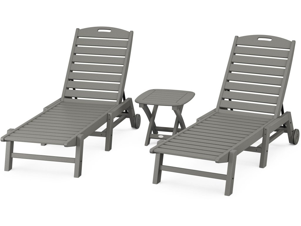 Nautical 3-Piece Chaise Set