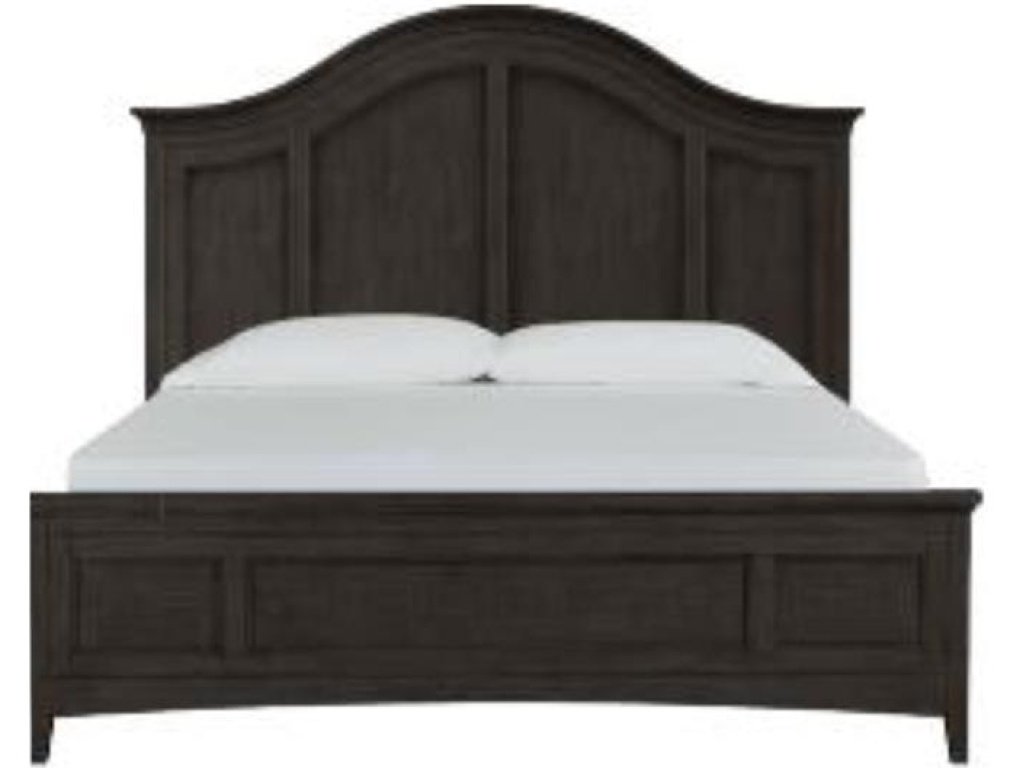 Complete Queen Arched Bed with Regular Rails