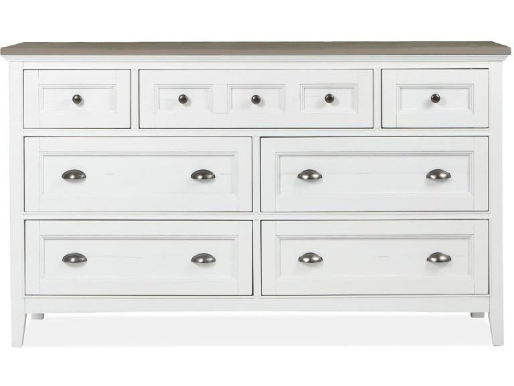 Two Tone Drawer Dresser