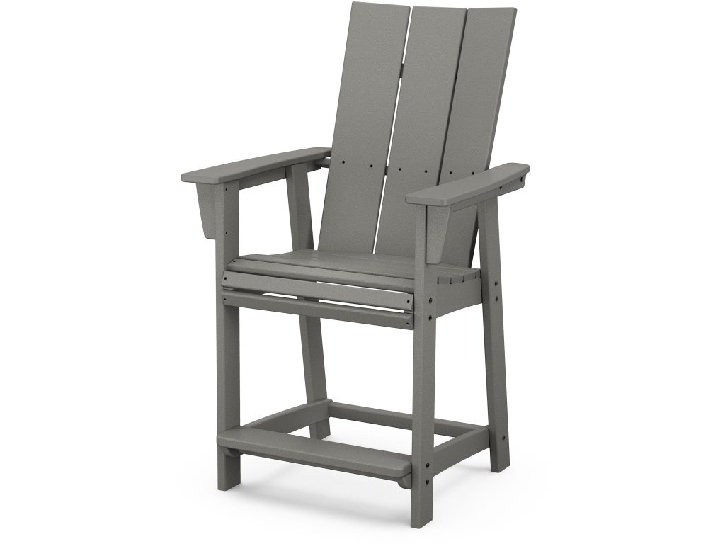 Modern Curveback Adirondack Counter Chair