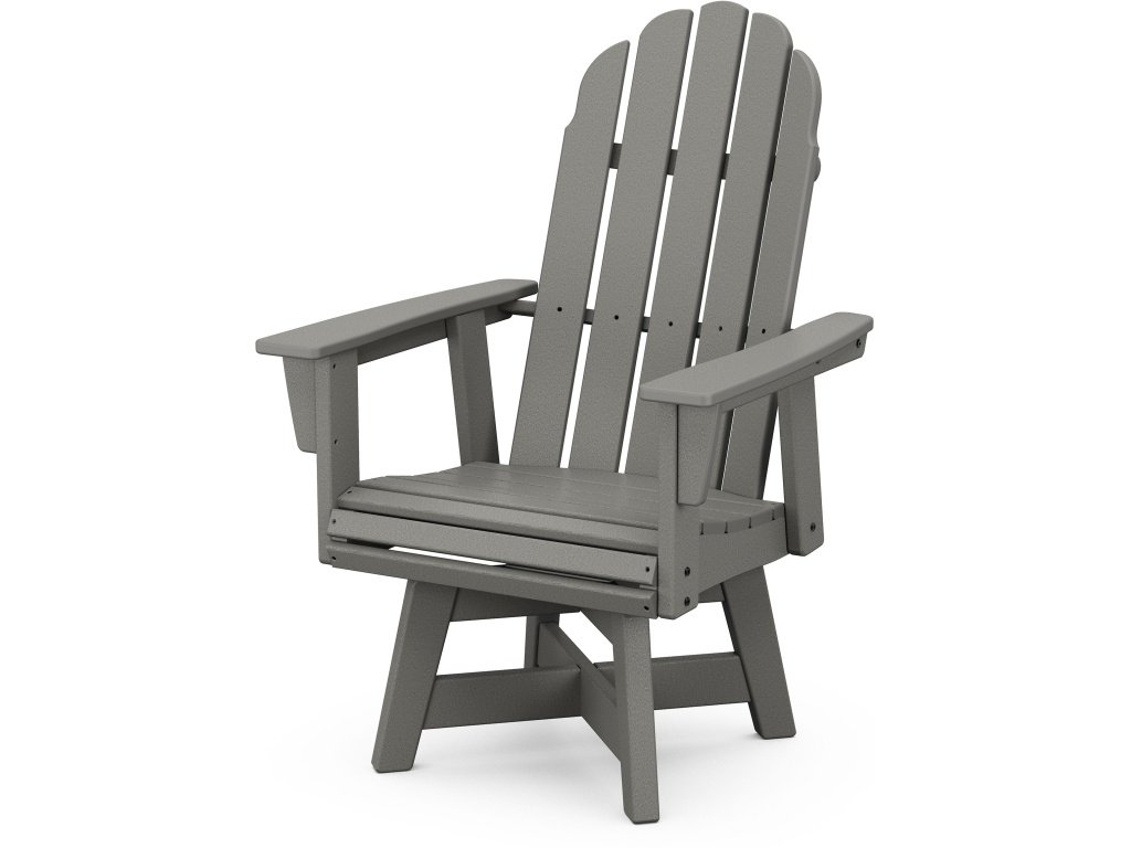 Vineyard Curveback Adirondack Swivel Dining Chair