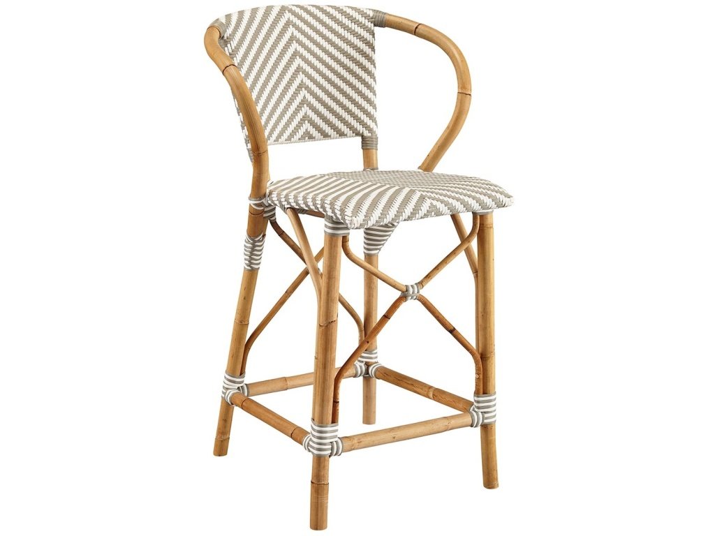 Gray Pearl Counter Stool