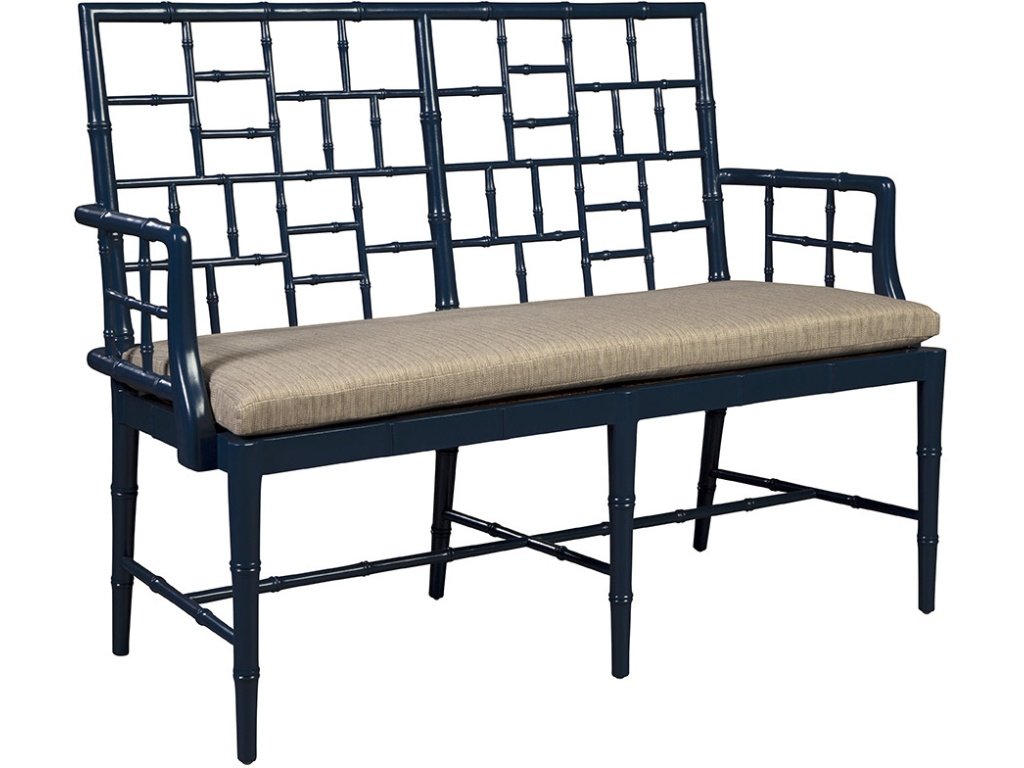 Blue Belleville Settee