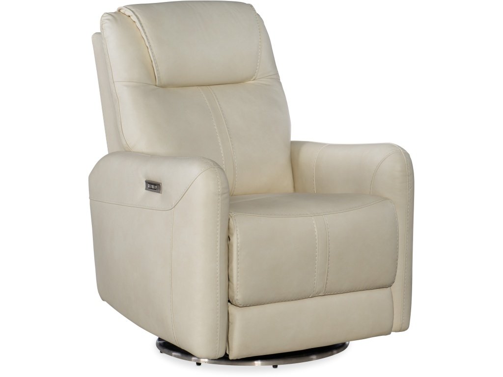 Steffen Swivel Power Recliner With Power Headrest