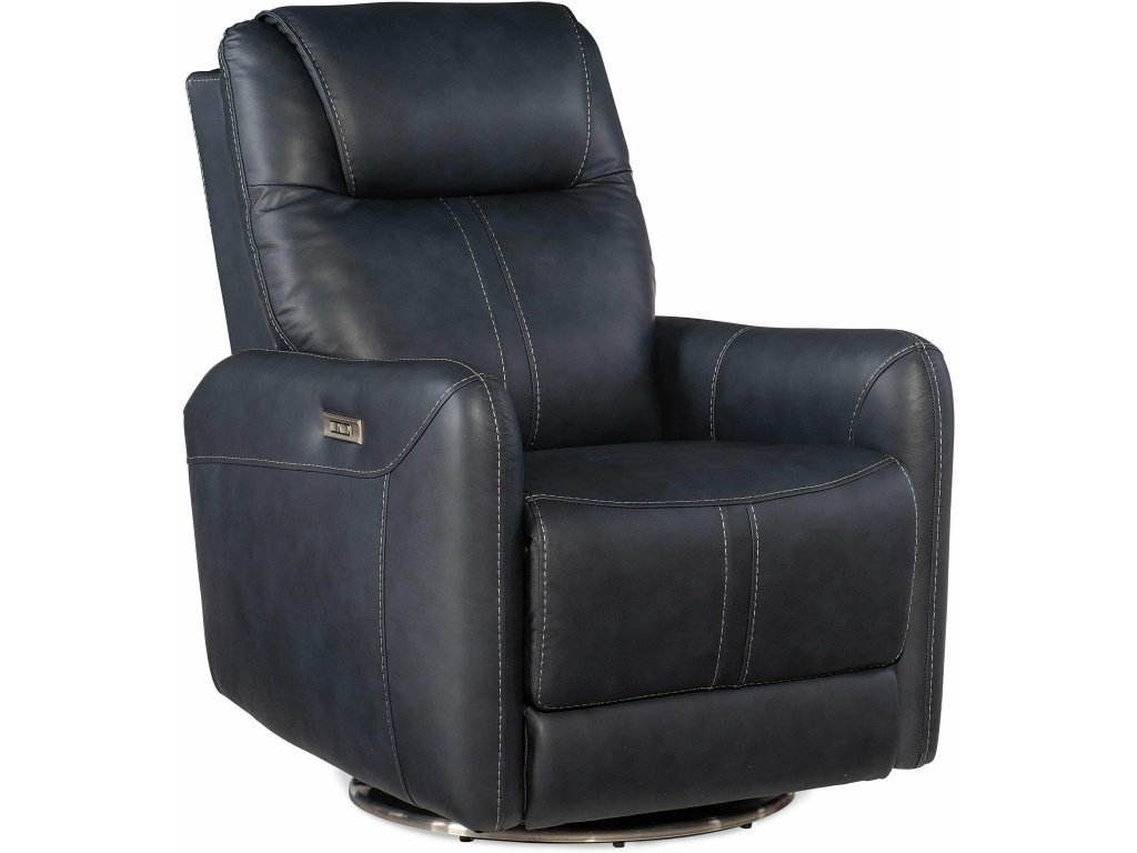 Steffen Swivel Power Recliner With Power Headrest