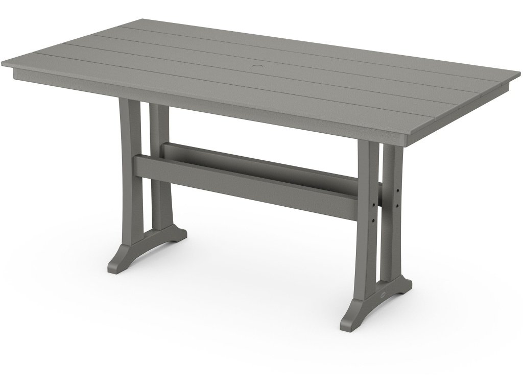 Farmhouse Trestle 37" X 72" Counter Table