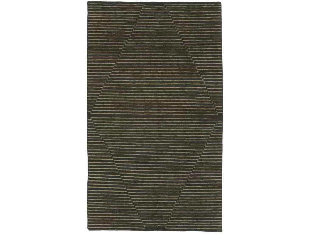 Diamond-Lines Indoor/Outdoor Rug Charcoal